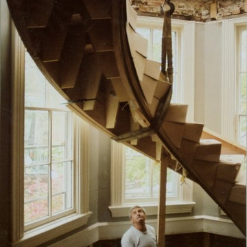 Dramatic Remodel - Washington, DC: Custom Helical Staircase + Kitchen/Bath
