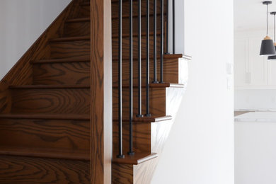 Staircase - traditional staircase idea in Montreal