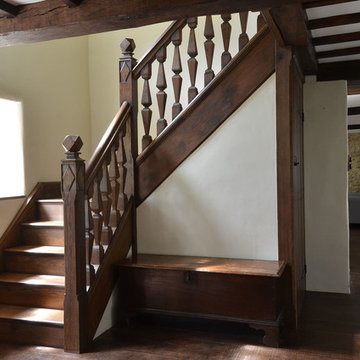 Early 17th Century Style Jacobean Oak Staircase