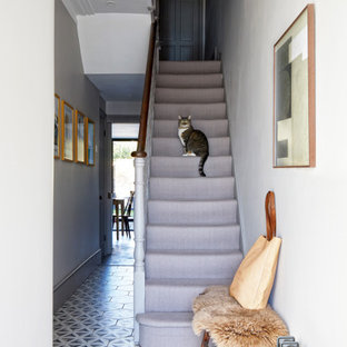 Inspiration for a traditional staircase in London.