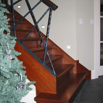Ecclectic Stair with a Christmas Flair