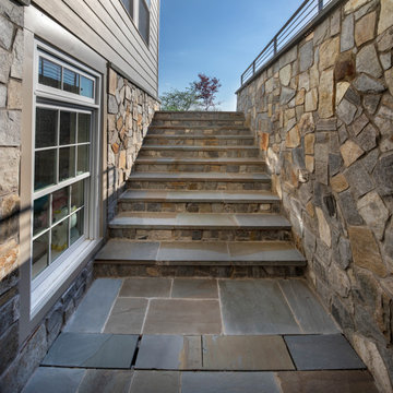 Elegant stone patio