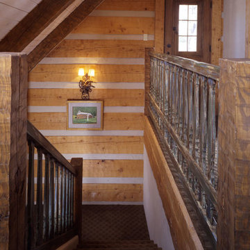 Elk River II - Hand-Hewn & Chinked Log Home