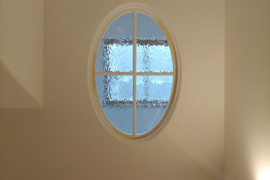 Elliptical Interior Art Glass Window