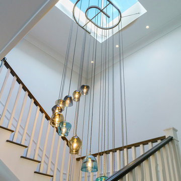 Elysion’s Stairwell Spiral Chandelier with Curiousa & Curiousa