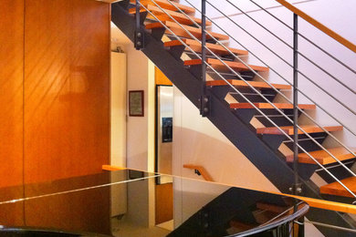 Inspiration for a contemporary staircase remodel in DC Metro