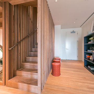 Engineered Wood Staircase Installation