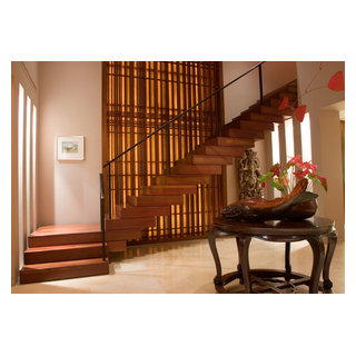 Entry Atrium - Exotique - Escalier - Hawaï - par Mason Architects Inc ...