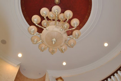 Entry way Foyer  (Brookville Mansion). Foyer dome