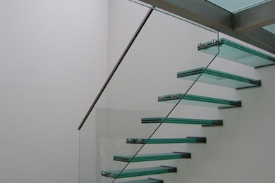 Inspiration for a contemporary staircase in Devon.