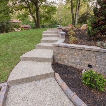 Exposed Aggregate Steps