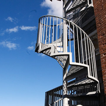 Exterior Galvanized stacked spiral