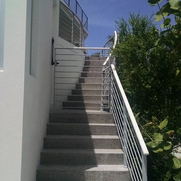 Exterior Staircase Leading to Pool Bath and 1st Level