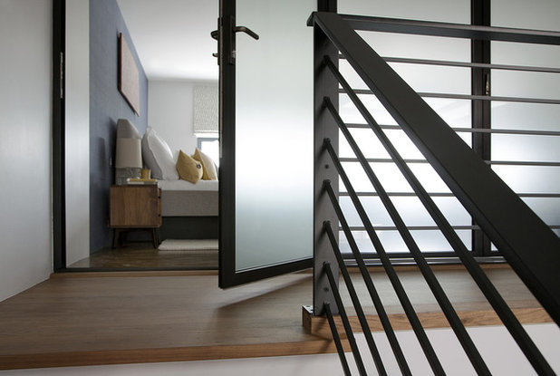 Contemporary Staircase by ZeroEnergy Design