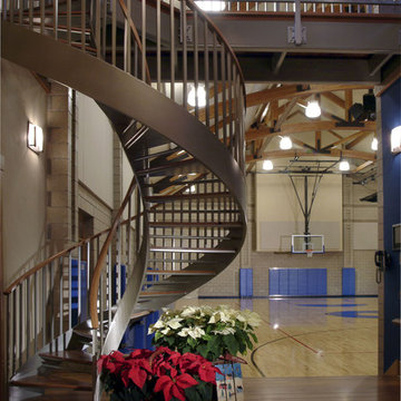 Family recreation building stairs