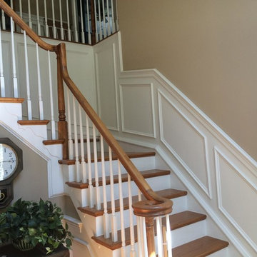 Faux Wainscoting and Shadow Boxes