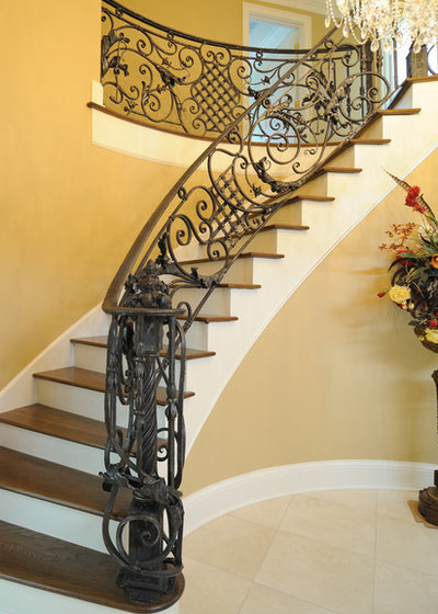 Contemporary Staircase by Maynard Studios