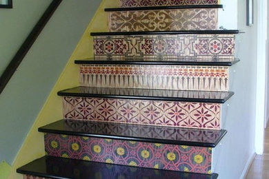 Inspiration for an eclectic staircase remodel in Newark
