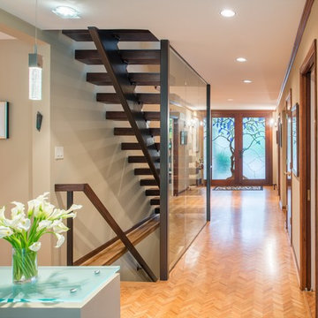 Floating Glass Stair