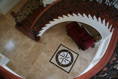 Inspiration for a timeless staircase remodel in Orange County
