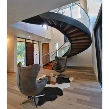 Florida curved staircase project