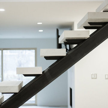Foothill House: Floating Stairs