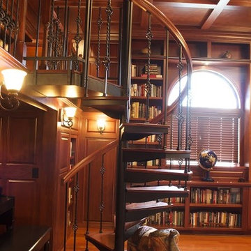 Forged Iron Spiral Staircase