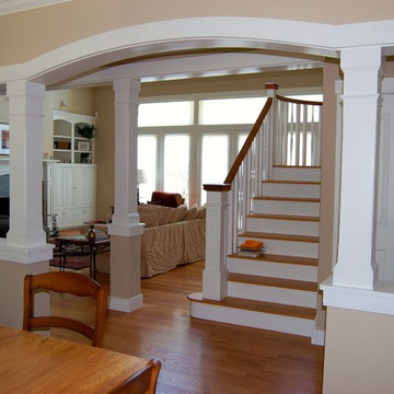 Formal Dining Opening to Staircase