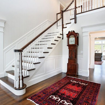 Foyer Stairway - Newton Custom Home - 01
