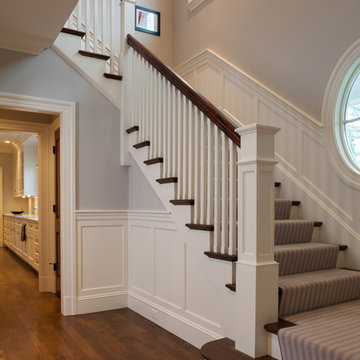 Foyer Stairway - Newton Custom Home - 02