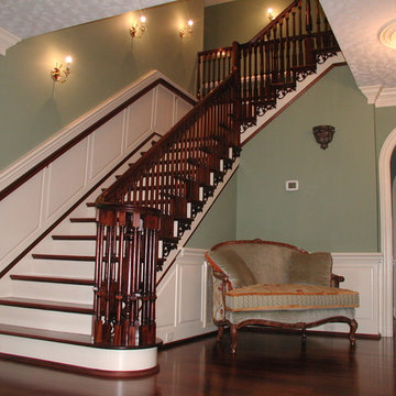 Foyer with Mahogany Staircase