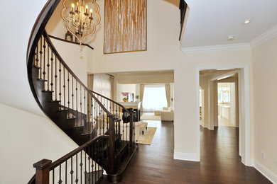 Staircase - transitional staircase idea in Toronto
