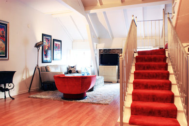 Inspiration for a contemporary staircase remodel in New Orleans
