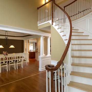 Front Entry - Curved Staircase