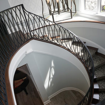 G.A. White Homes-Spiral Staircase Job
