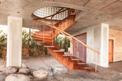 Example of a trendy staircase design in Hawaii