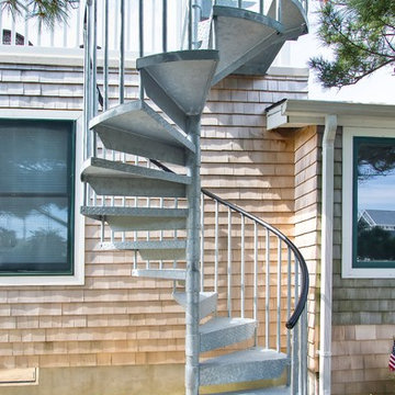 Galvanized Spiral Staircase