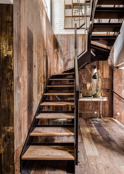 Industrial Staircase by Barlow & Barlow Design