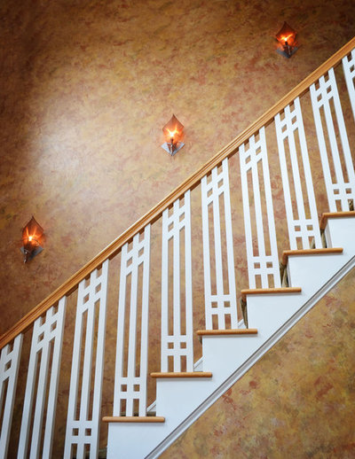 Traditional Staircase by Colleen Brett