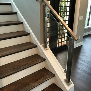 Glass Railing Stair & Railing Remodel
