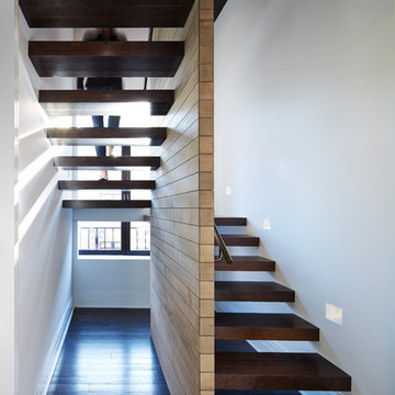 Goethe Street Residence - stair to private roof terrace