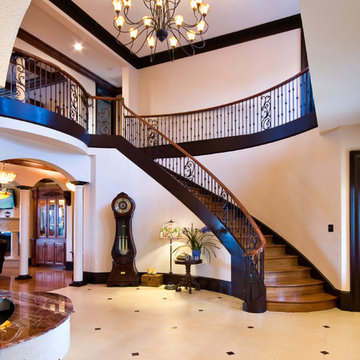 Grand Curved Staircase