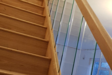 Modern staircase in Kent.