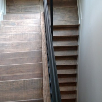 Gray Sawn wood floors