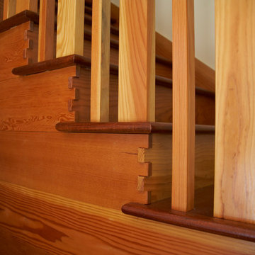 Greene and Greene style staircase
