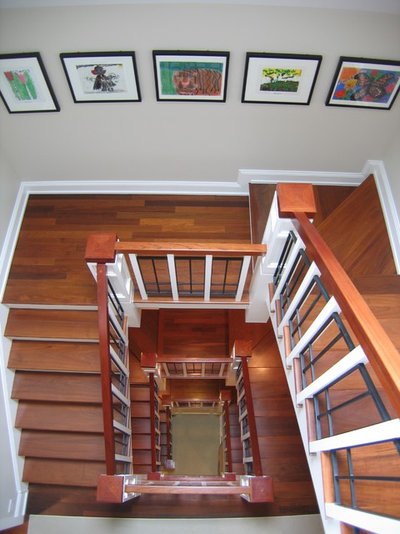 Traditional Staircase by COOK ARCHITECTURAL Design Studio