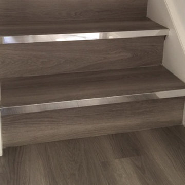 Grey Amtico Flooring to Stairs