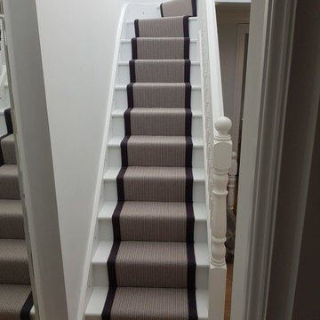 Grey Carpet Runner To Stairs In Battersea