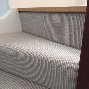 Grey Carpet to Stairs in South London