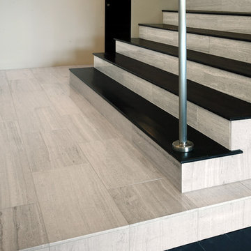 Haisa Light Polished Marble Stair Risers